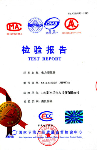 哈尔滨电力变压器检测报告